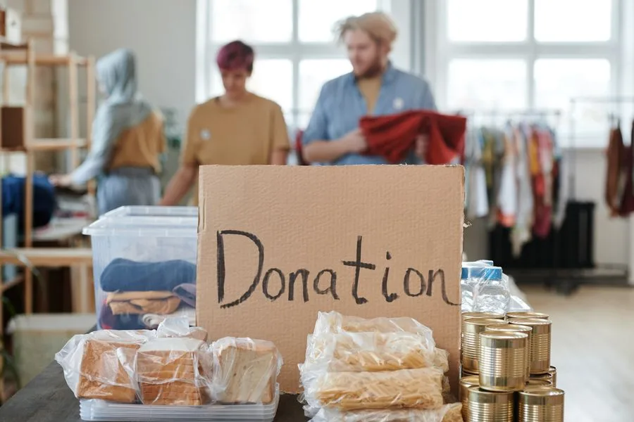 Volunteers at a Burlington homeless shelter