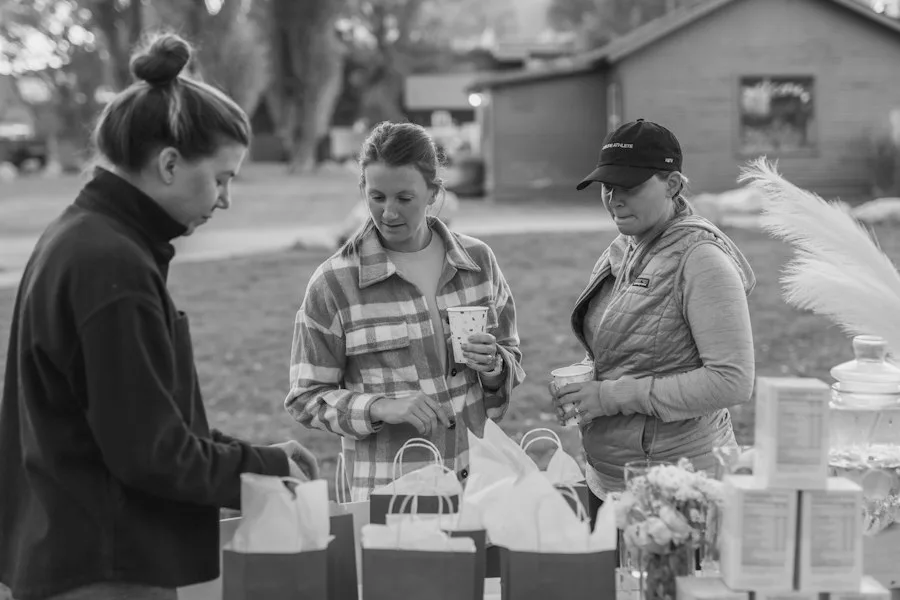 Community members in Burlington, Vermont